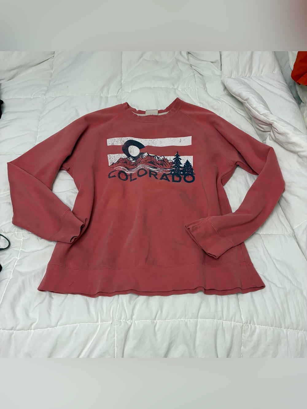 Vintage Fleece Colorado graphic crewneck sweatshirt